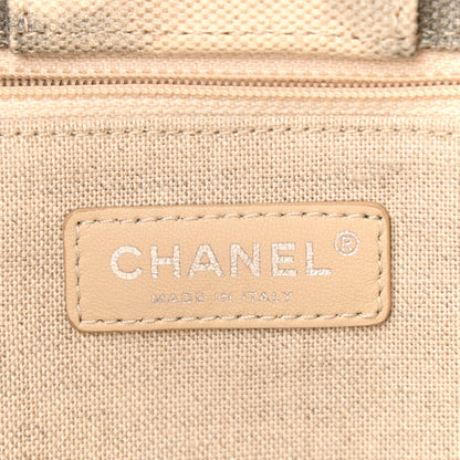 Chanel Canvas Small Iliad Shopping Tote Beige 5 of 8