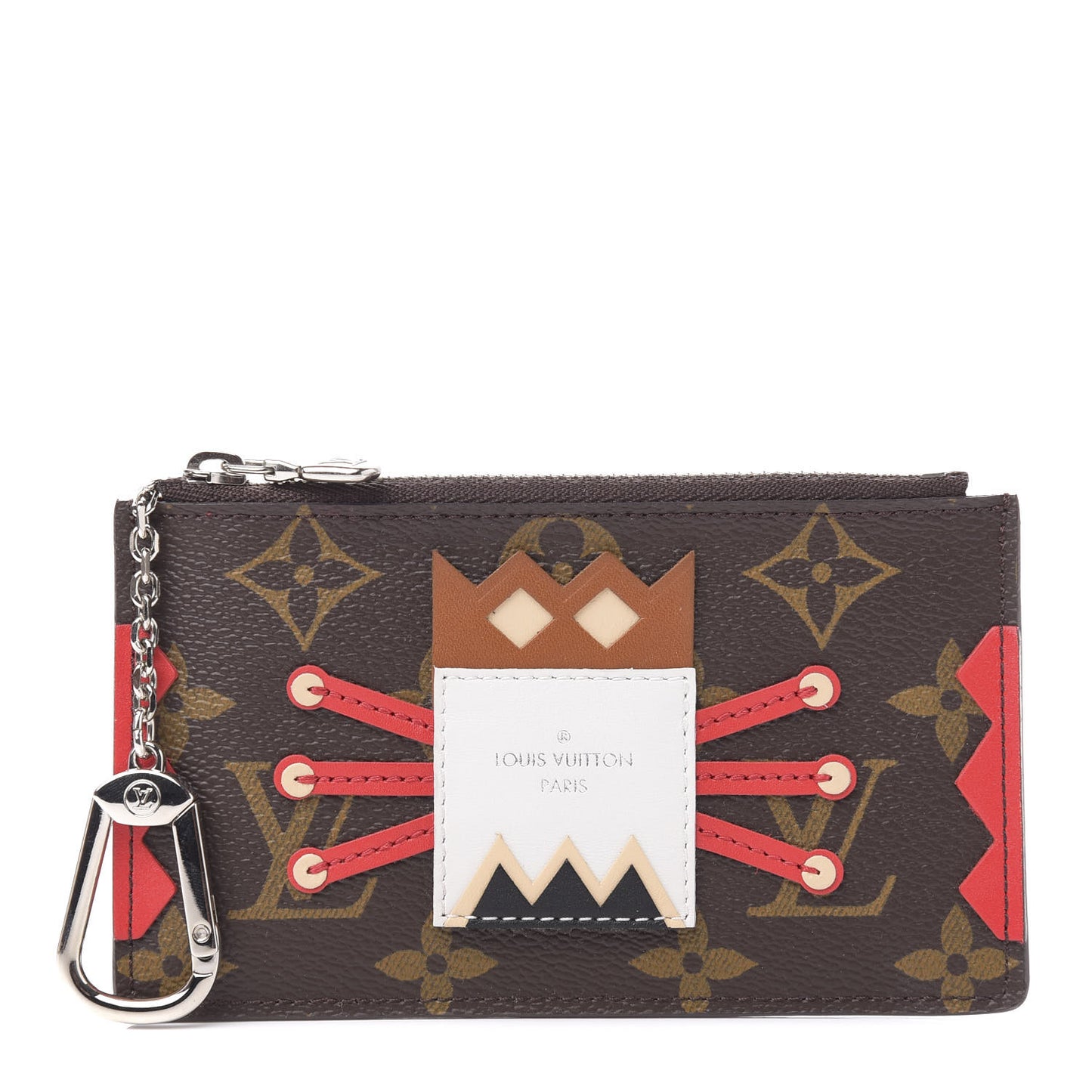 Monogram Tribal Key Pouch