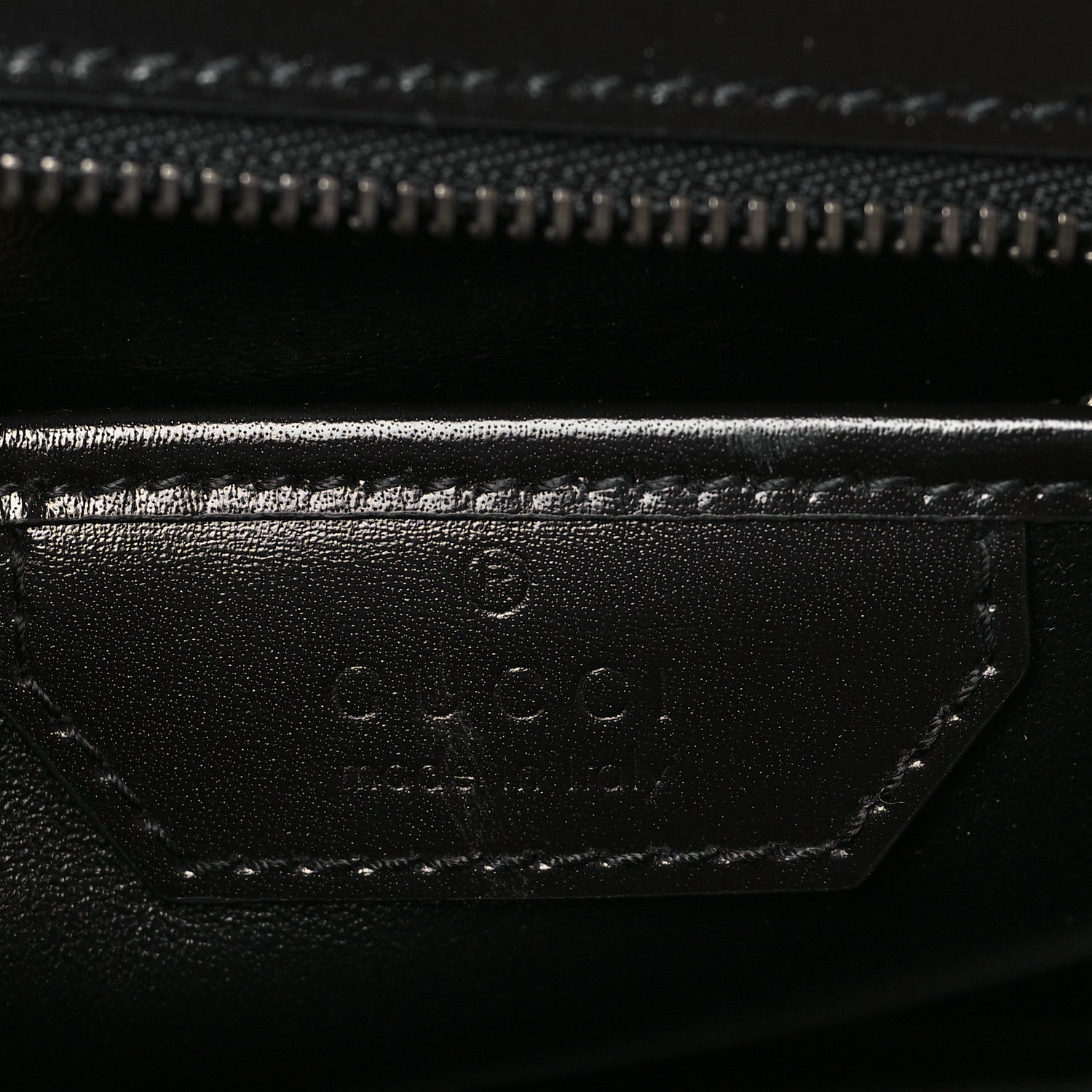 Gucci Boarded Dyana Lux Calfskin Web Monochrome Small Bamboo 1947 Top Handle Bag Black 6 of 10