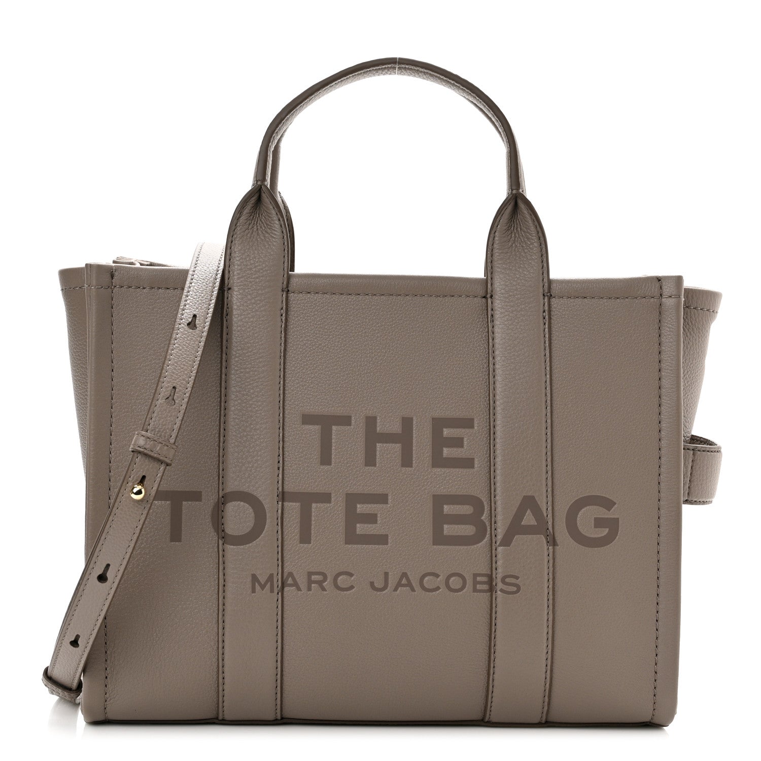 Marc Jacobs Grained Calfskin The Tote Bag Taupe 1 of 11