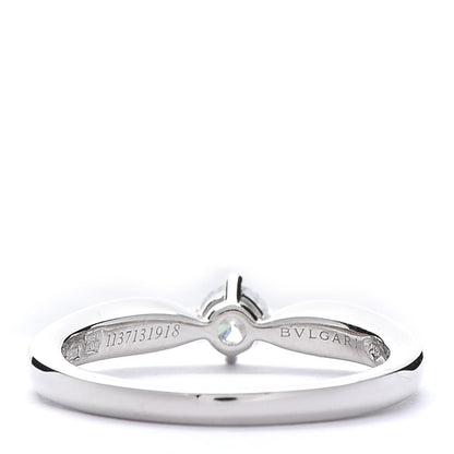 Bulgari Platinum Diamond .19ct Dedicata a Venezia Solitaire Engagement Ring 51 5.75 4 of 6
