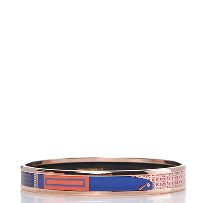 Hermes Enamel Printed Narrow Bracelet 65 3 of 6