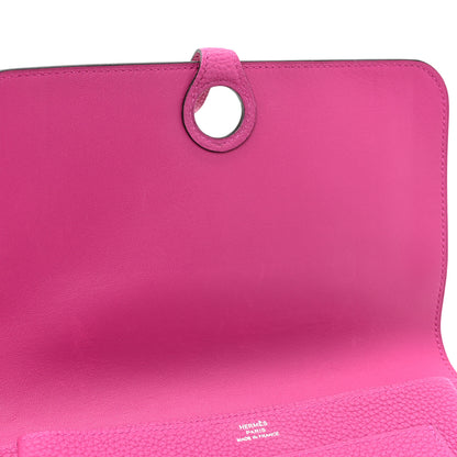 Hermes Togo Dogon Duo Wallet Rose Poupre 12 of 13