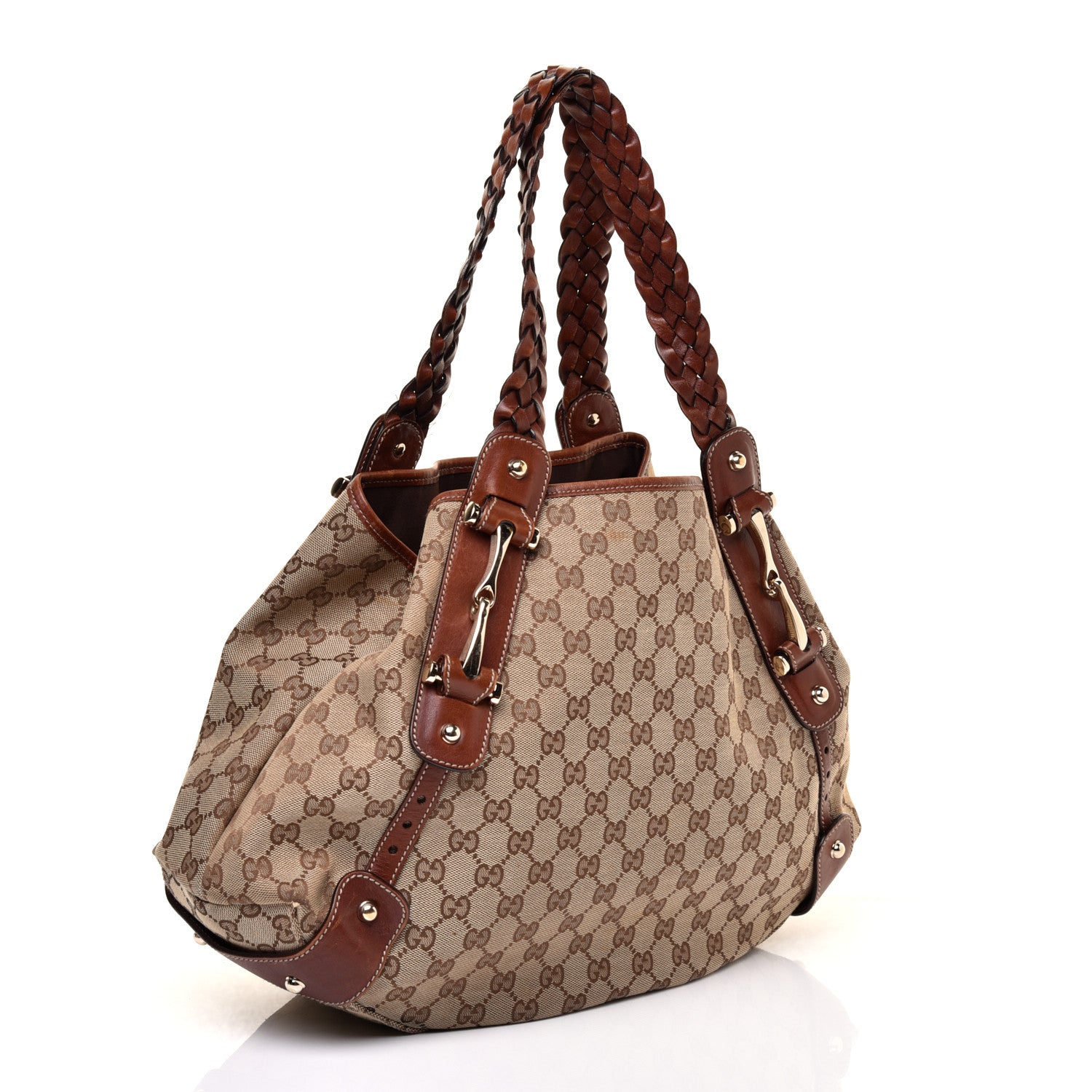Gucci Monogram Medium Pelham Shoulder Bag Brown 3 of 9