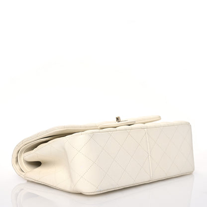 Chanel Caviar Quilted Jumbo Double Flap White 4 of 22