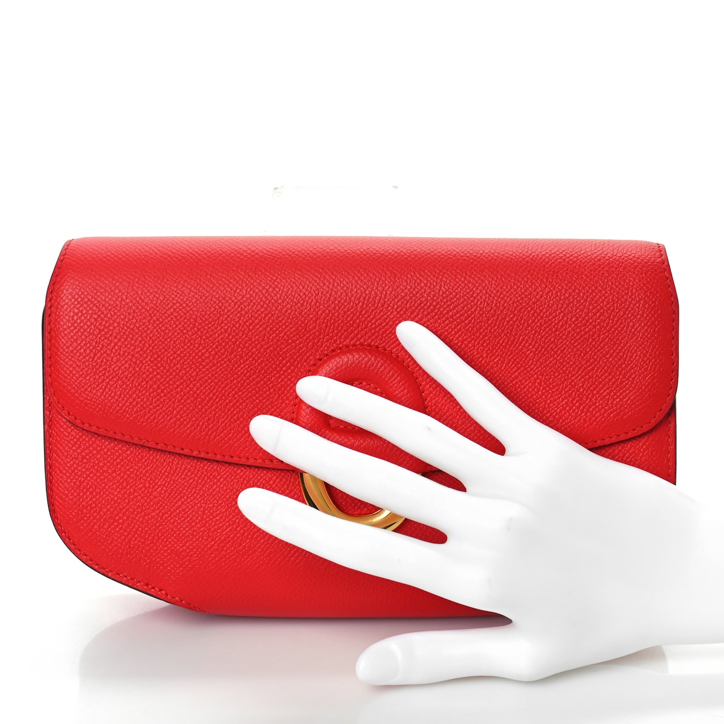Epsom Cherche Midi Clutch Rouge Tomate