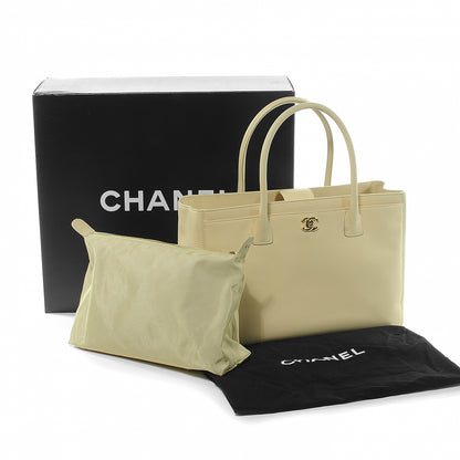 Chanel Calfskin Cerf Executive Shopper Tote Beige Clair 6 of 9