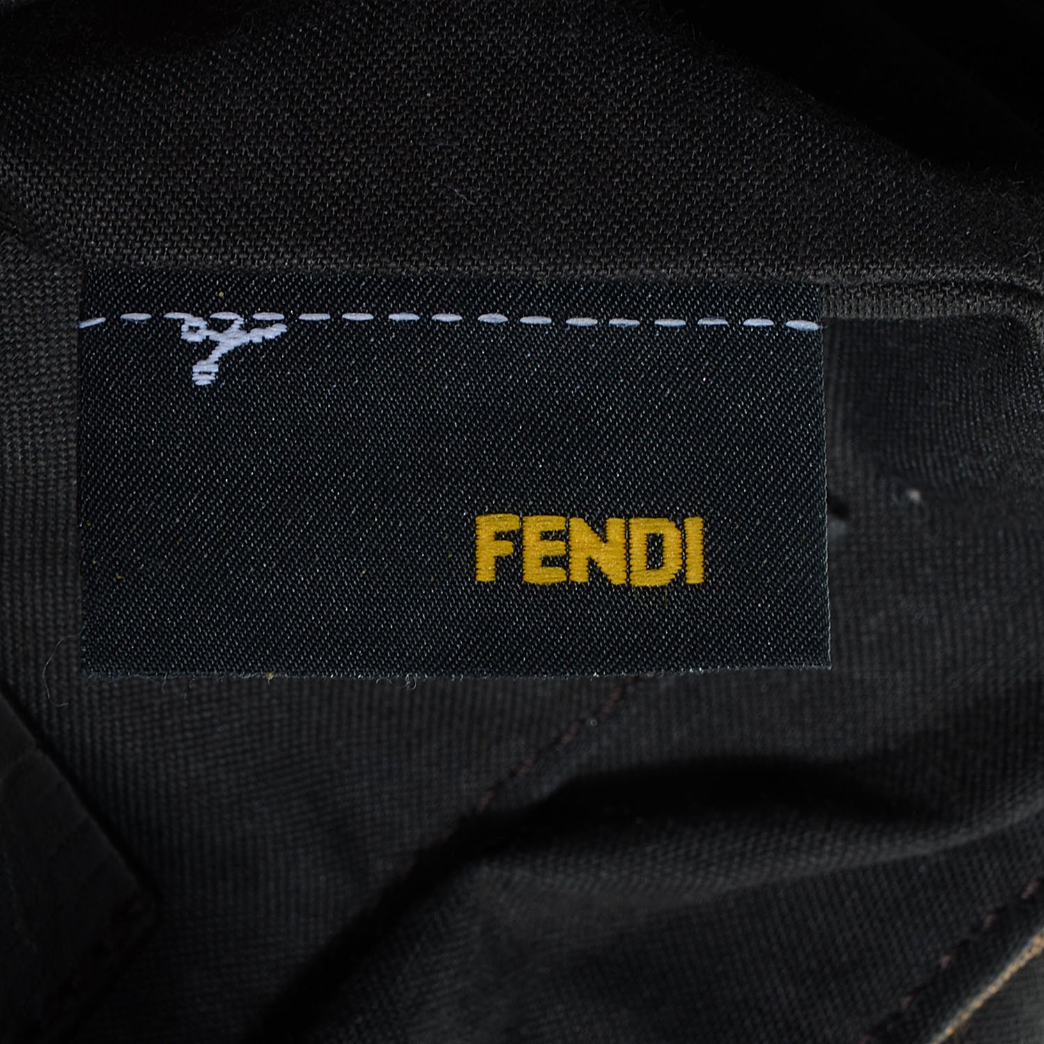 Fendi Zucca Vitello Artic Small Messenger Bag Tobacco Castagna 10 of 10