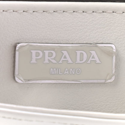 Prada Spazzolato Cleo Shoulder Bag White 5 of 6