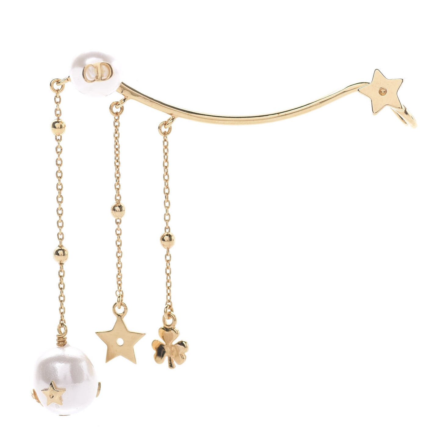 Pearl Shiny-D Earring Gold