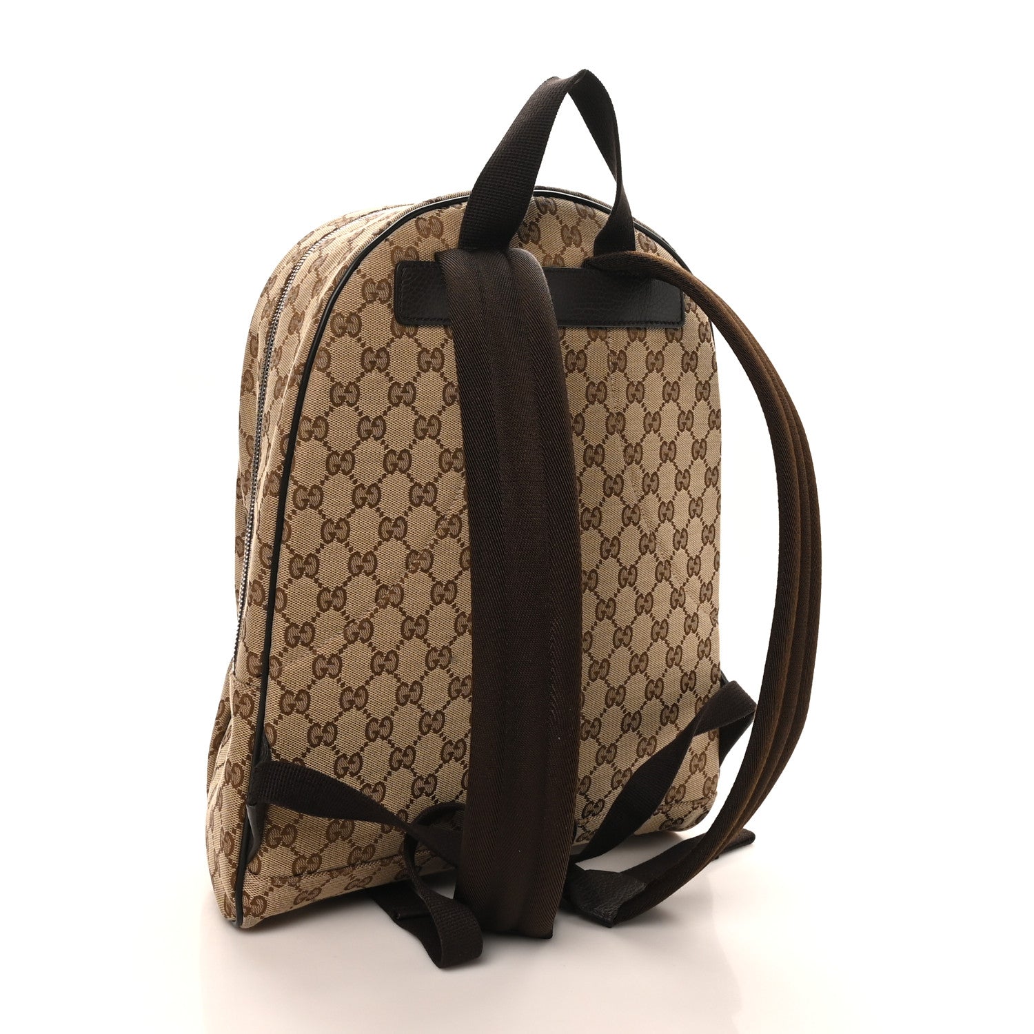 Gucci Monogram Travel Backpack Dark Brown 3 of 10