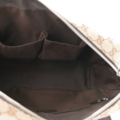 Gucci Monogram Dollar Calfskin Large Camera Case Beige Ebony Testa di Moro Marrone Scuro 5 of 10