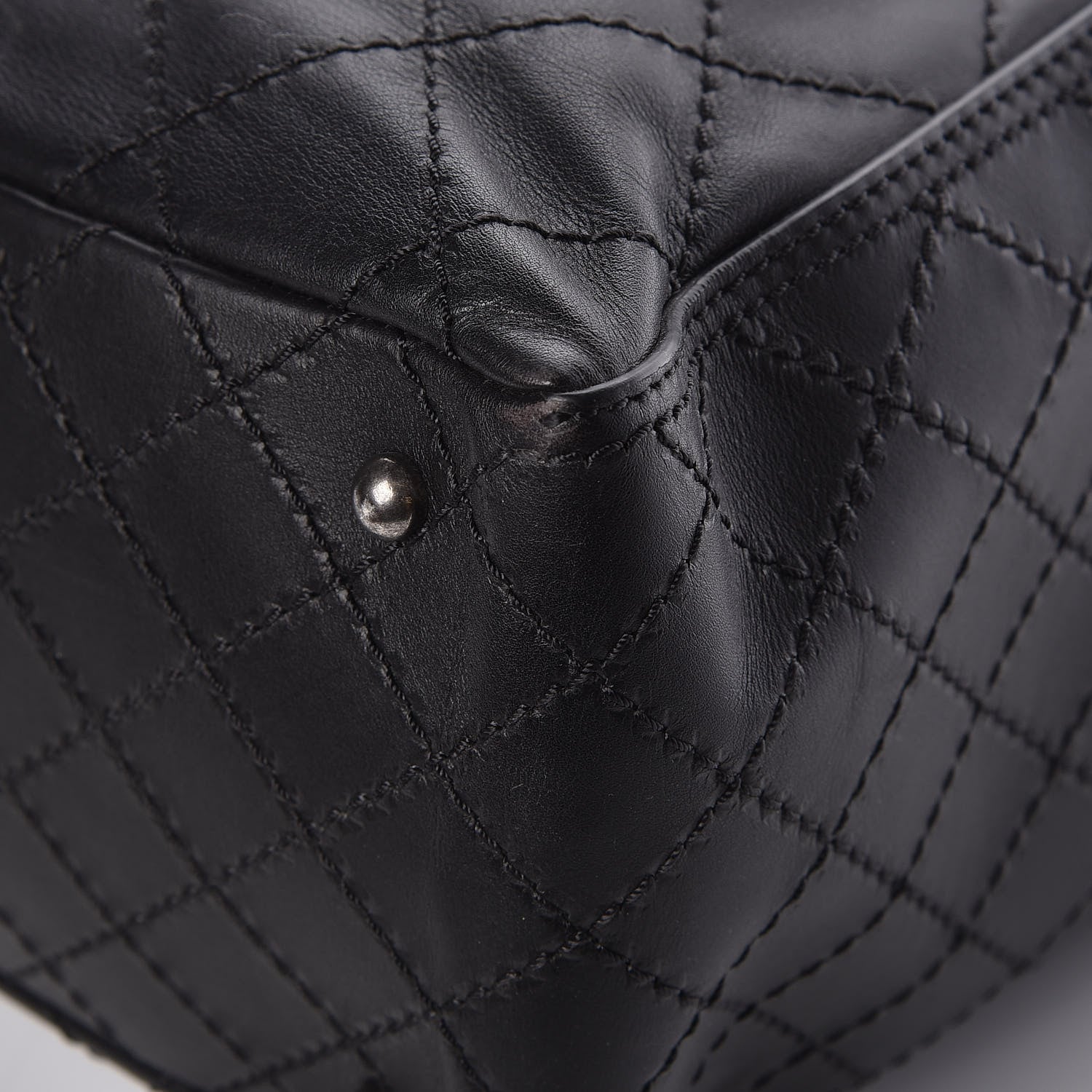 Chanel Calfskin CC Pocket Tote Black 10 of 13
