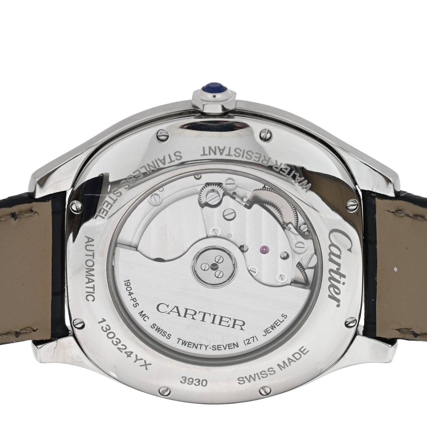 Stainless Steel Alligator 41mm Drive De Cartier Automatic Watch
