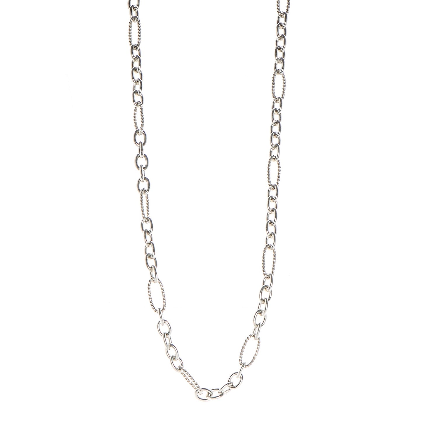Sterling Silver Figaro Chain Necklace
