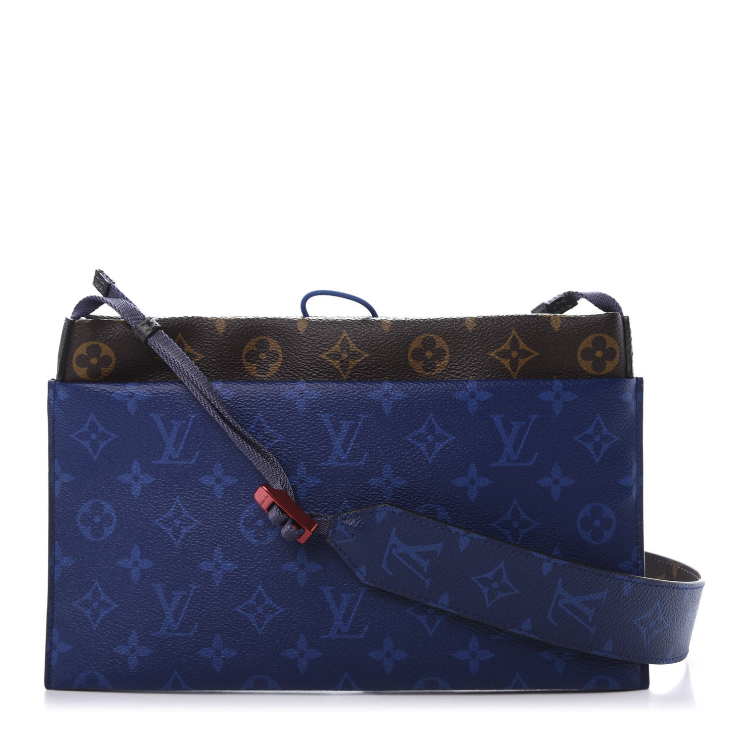 Monogram Small Outdoor Pouch Pacific Blue