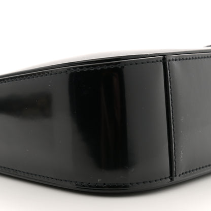 Saint Laurent Patent Calfskin Monochrome Le 5 A 7 Hobo Black 9 of 11