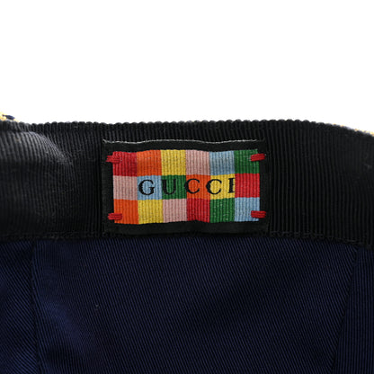 Gucci Monogram Multicolor Baseball Hat S Yellow Blue 8 of 10