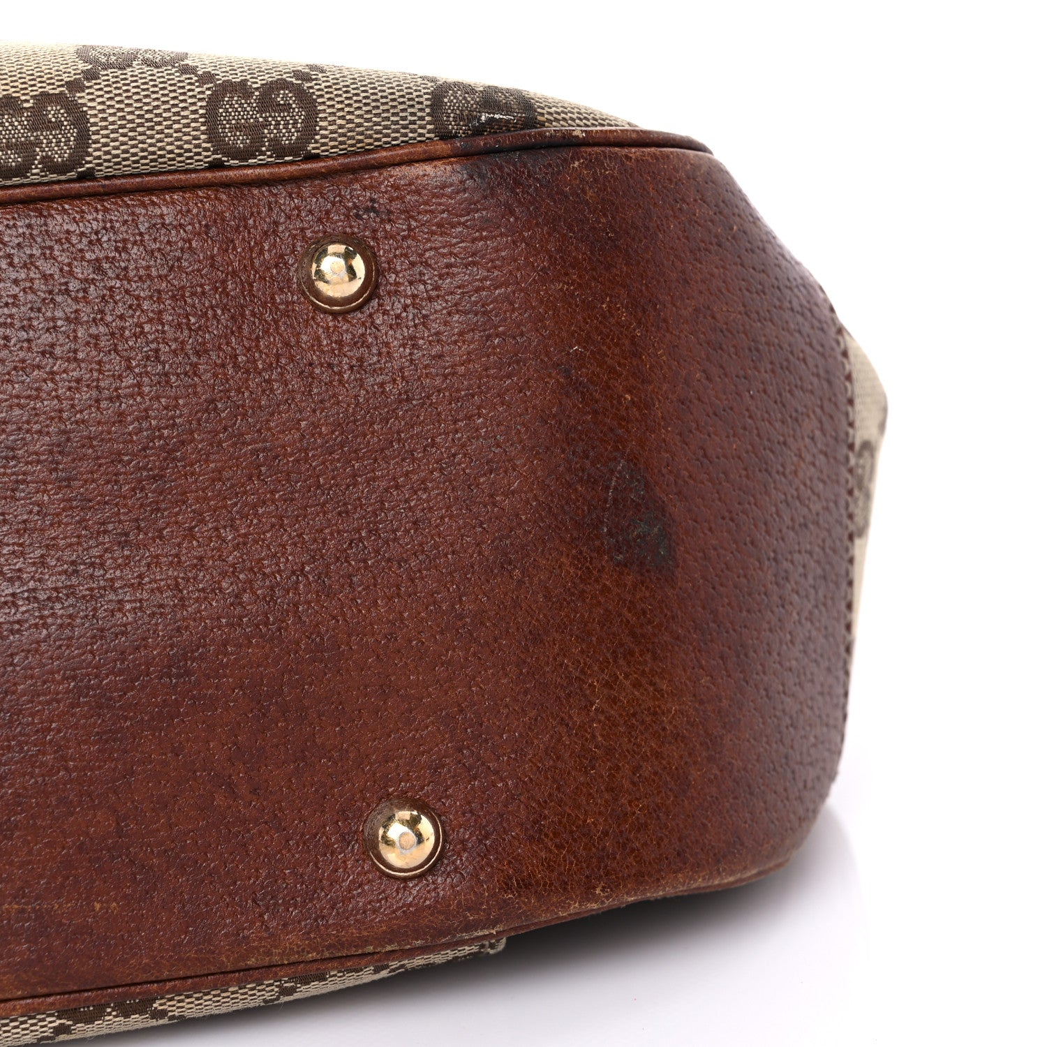 Gucci Monogram Bamboo Top Handle Bag Brown 16 of 24