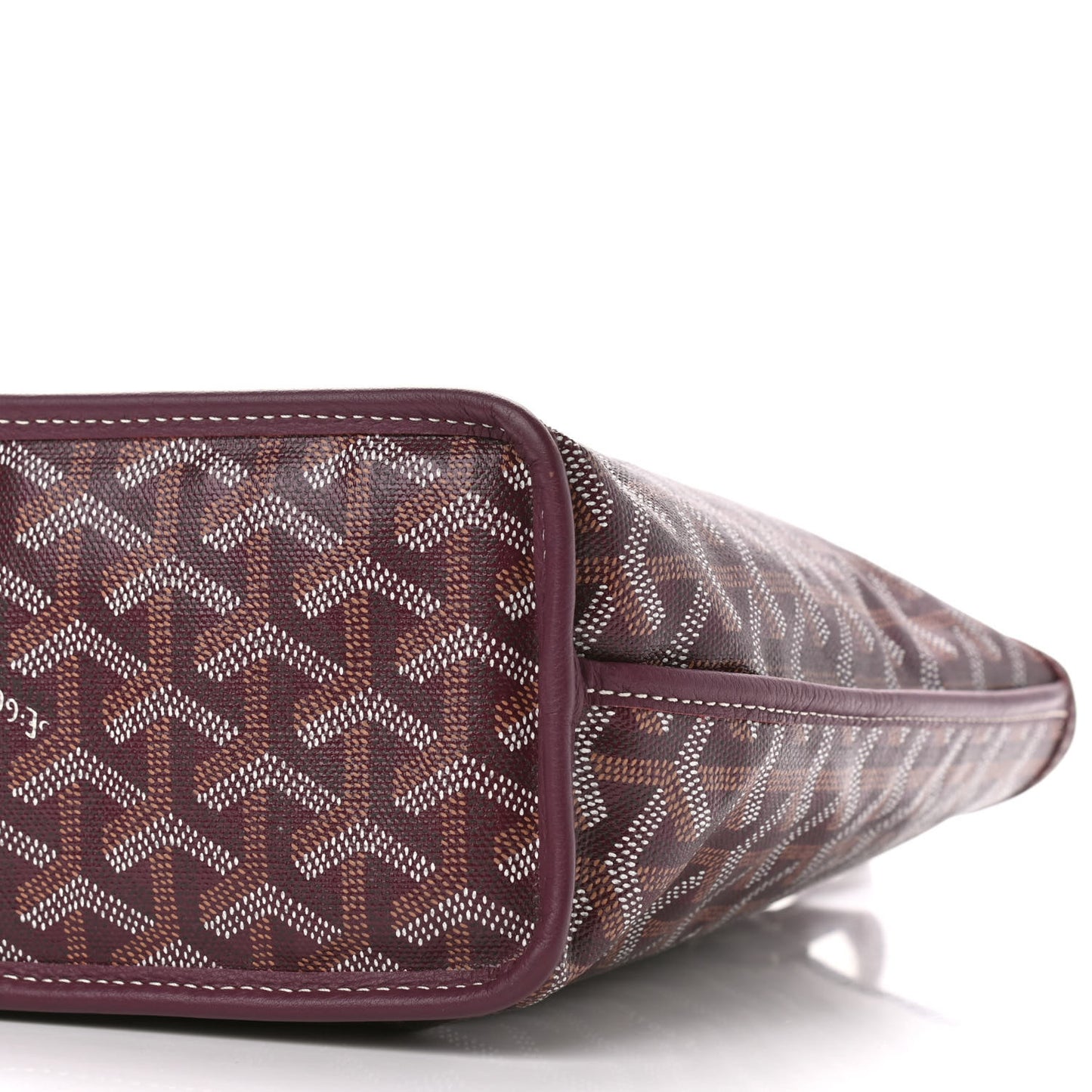 Goyardine Reversible Mini Anjou Burgundy