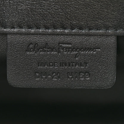 Salvatore Ferragamo Calfskin Medium Studio Bag Black 7 of 10