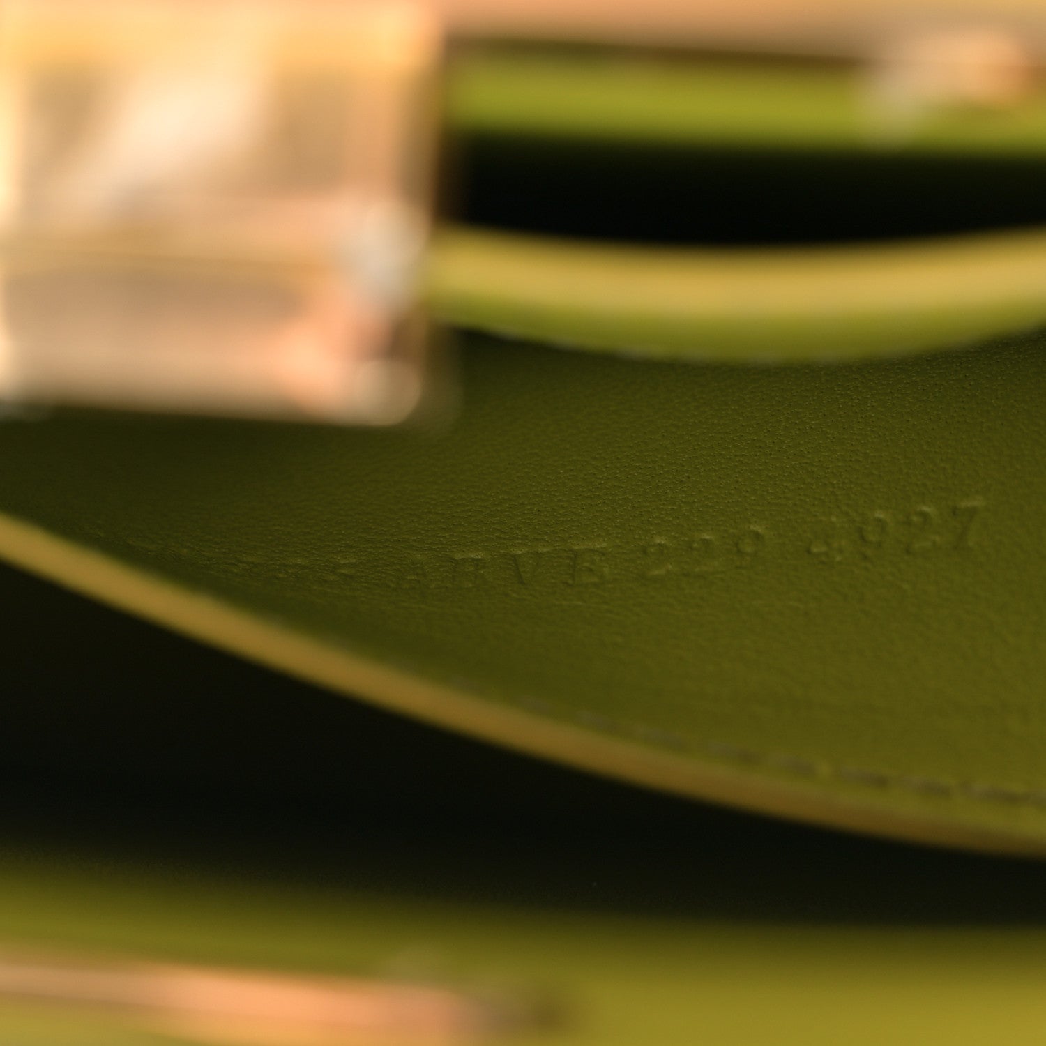 Fendi Shiny Nappa Petite Peekaboo I SEE U Satchel Wasabi 7 of 11