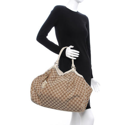 Gucci Monogram Large Sukey Tote Off White 2 of 15