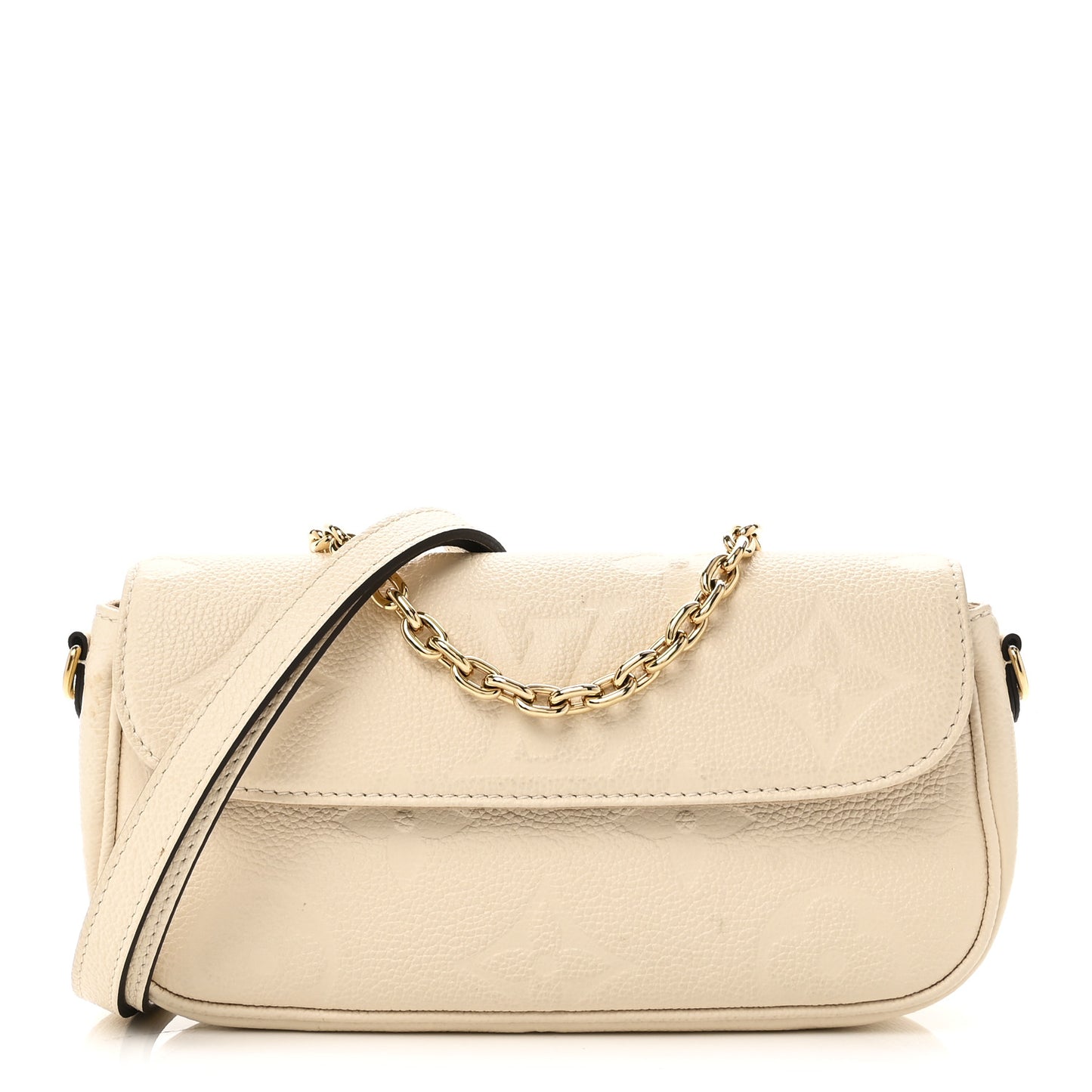 Empreinte Monogram Giant Ivy Wallet On Chain Cream
