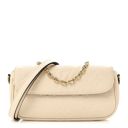 Louis Vuitton Empreinte Monogram Giant Ivy Wallet On Chain Cream 1 of 9