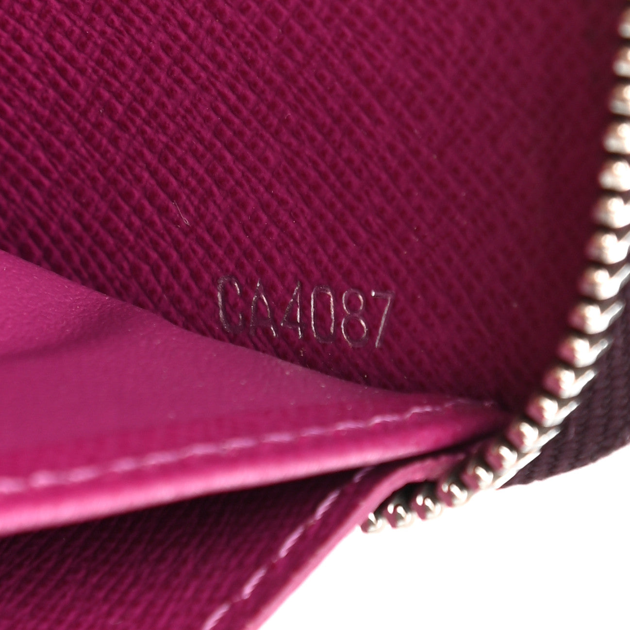 Louis Vuitton Epi Zippy Wallet Cassis 7 of 8