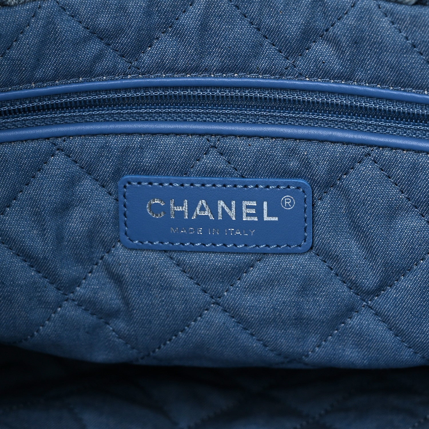 Chanel Denim Quilted Small Chanel 22 Blue 7 of 11