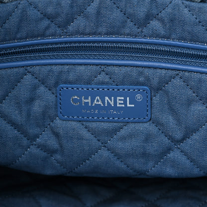 Chanel Denim Quilted Small Chanel 22 Blue 7 of 11