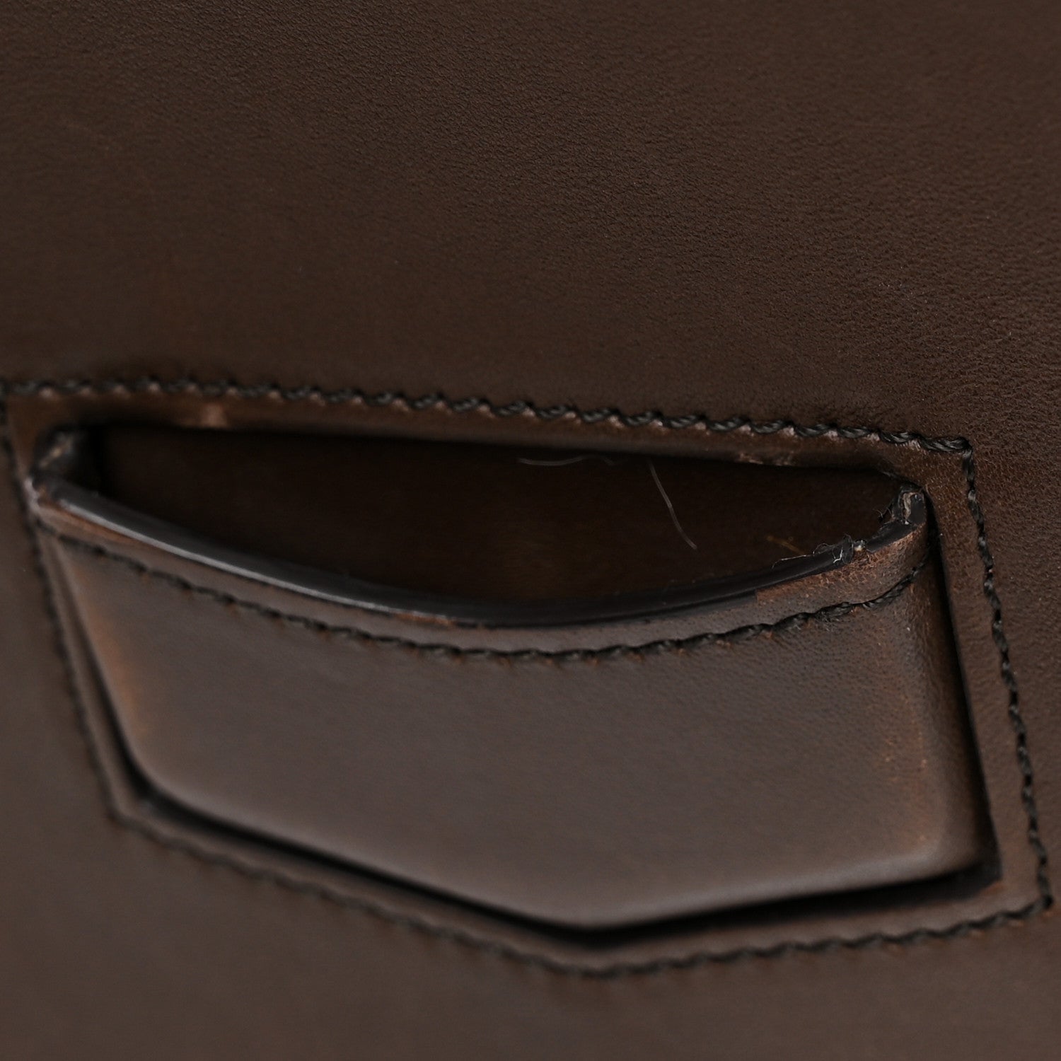 Celine Supersoft Calfskin Medium Trotteur Wood 15 of 15