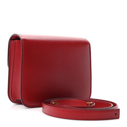 Celine Box Calfskin Teen Classic Box Flap Bag Red 3 of 10