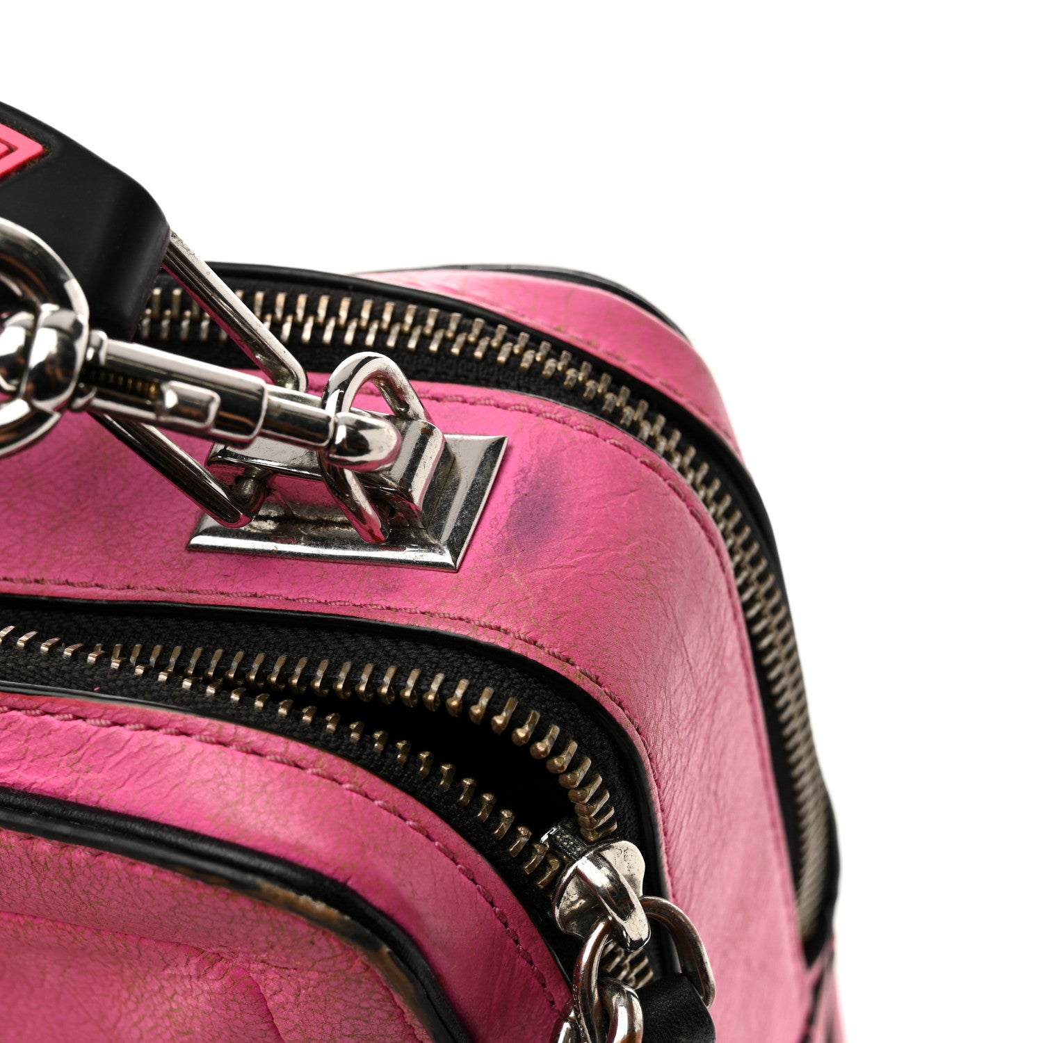 MARC JACOBS THE BOX 20 ショルダーバック ピンク Marc Jacobs The Snapshot Shoulder Bag Studded Saffiano Leather