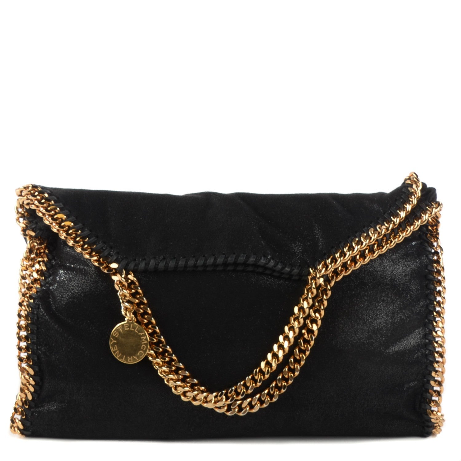 Stella McCartney Shaggy Deer Falabella Fold Over Tote Black 1 of 9