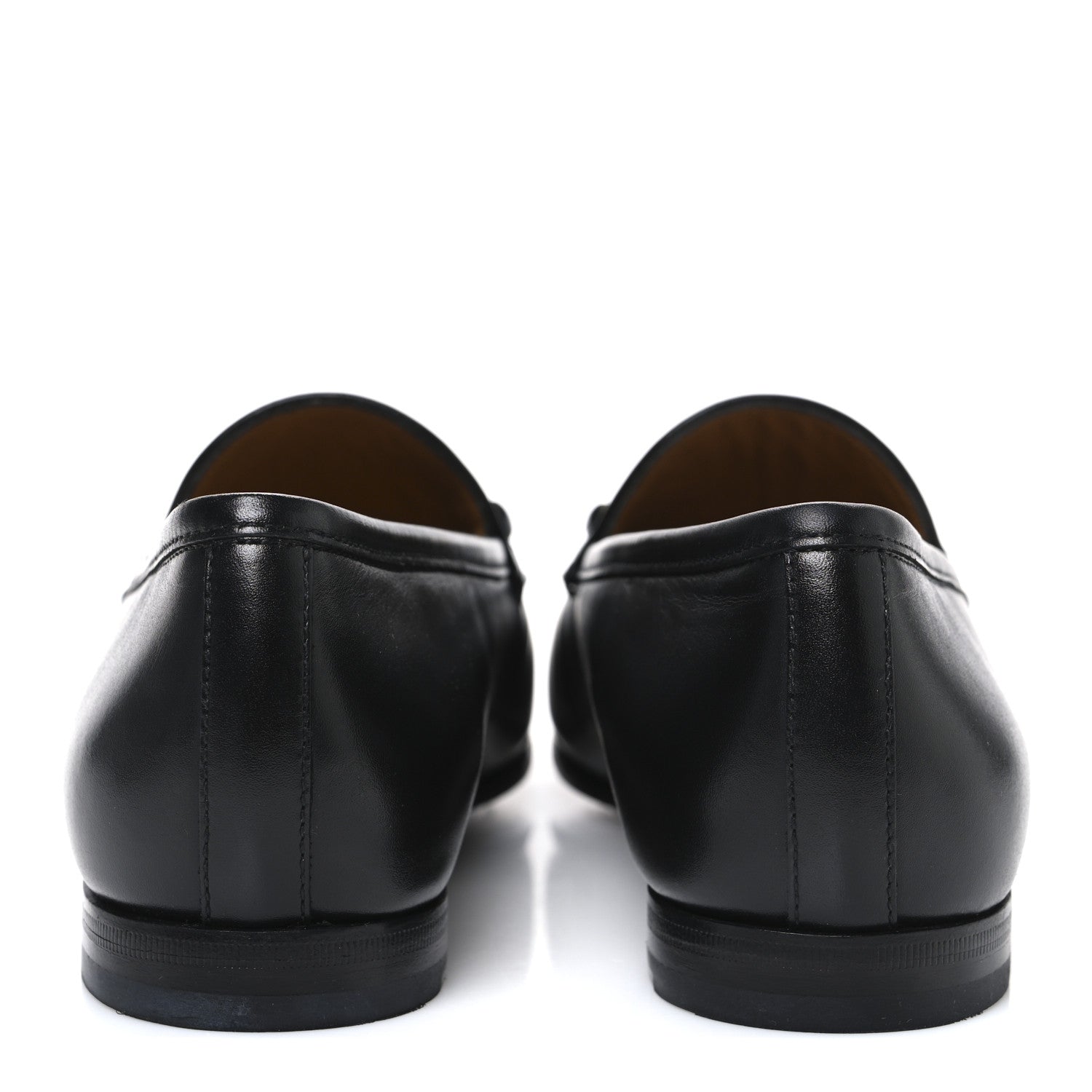 Gucci Calfskin Womens Jordaan Loafers 38 Black 6 of 11