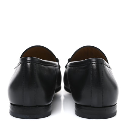 Gucci Calfskin Womens Jordaan Loafers 38 Black 6 of 11