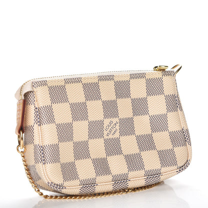 Louis Vuitton Damier Azur Mini Pochette Accessories 3 of 7