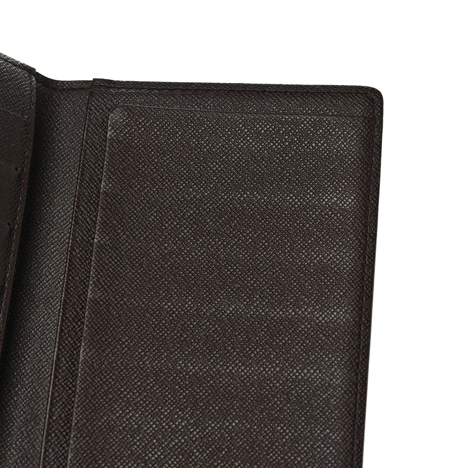 Louis Vuitton Damier Ebene Checkbook Cover Wallet 7 of 10