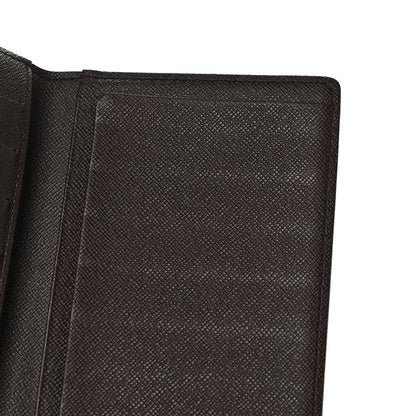 Louis Vuitton Damier Ebene Checkbook Cover Wallet 7 of 10