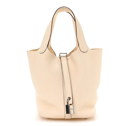 Hermes Taurillon Clemence Picotin Lock 18 PM Nata 1 of 12