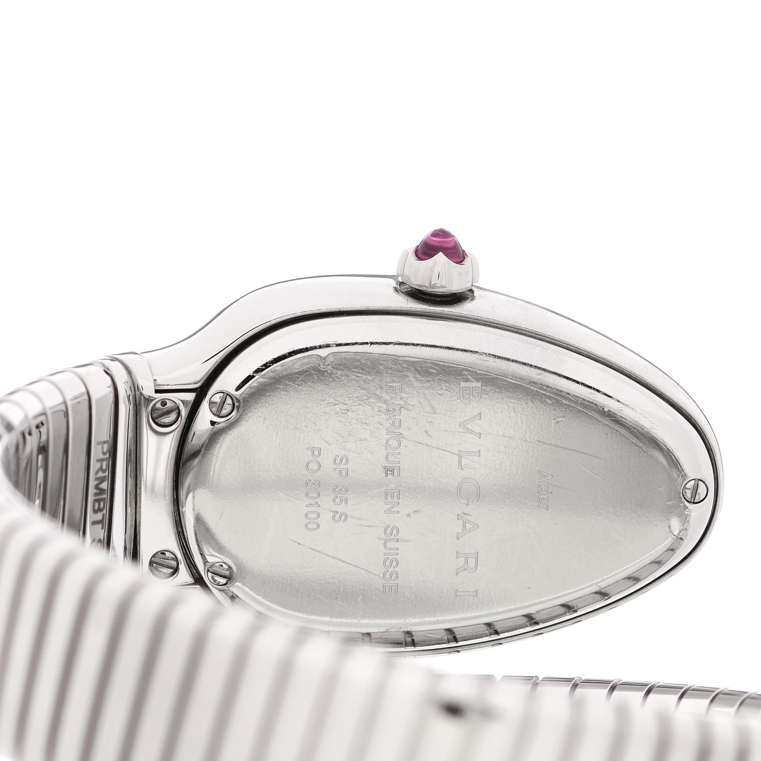 Bulgari Stainless Steel 35mm Serpenti Tubogas Quartz Watch 4 of 4