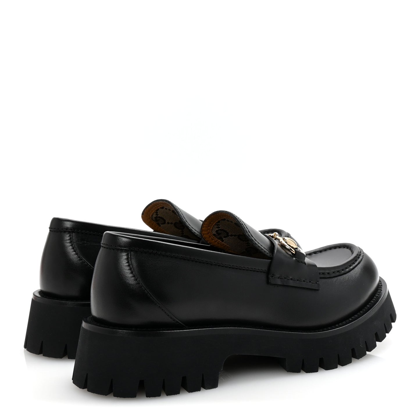 Real Betis Glamour Calfskin Horsebit Womens Mocassin Loafers 39 Black