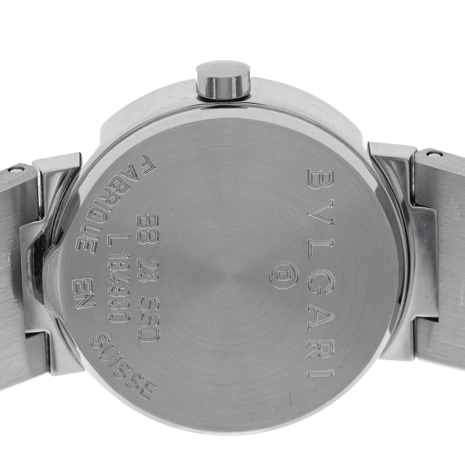 Bulgari Stainless Steel 23mm Quartz Watch Black 4 of 4