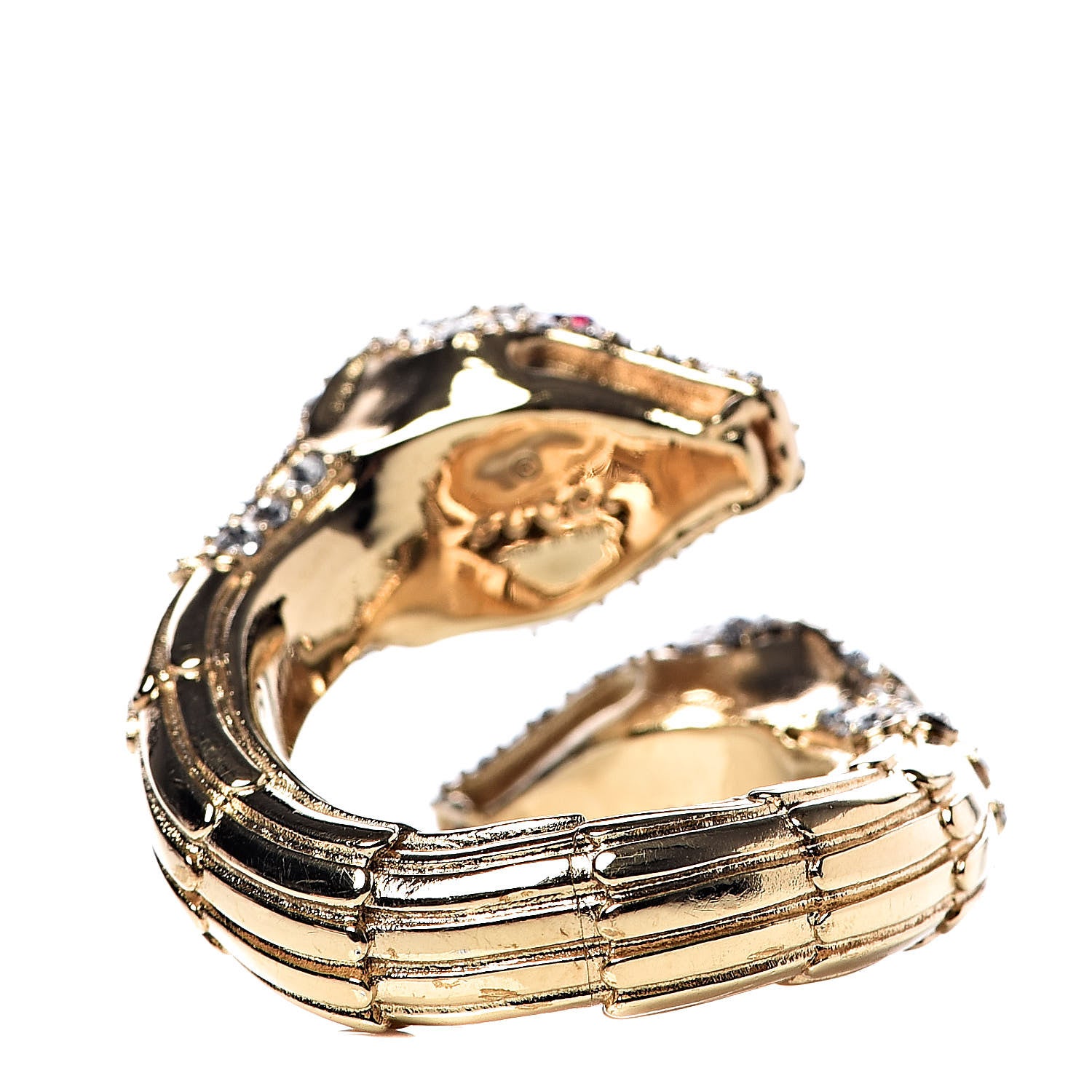 Gucci Crystals Snake Ring M Red 4 of 7