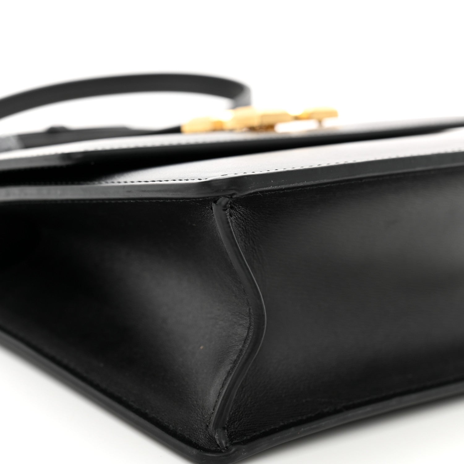 Off-White Calfskin Jitney 1.4 Top Handle Bag Black 9 of 15