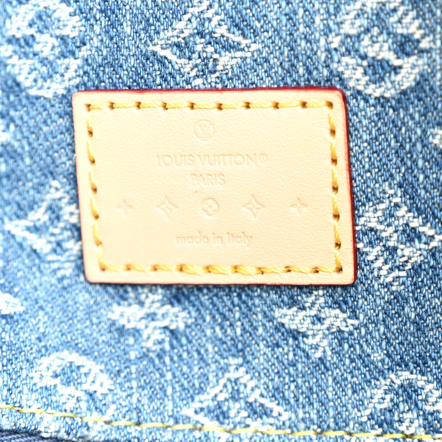 Monogram Denim CarryAll MM Blue