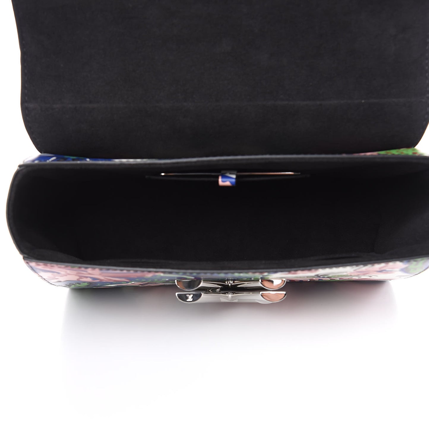 Epi Floral Twist Shoulder Bag MM Multicolor
