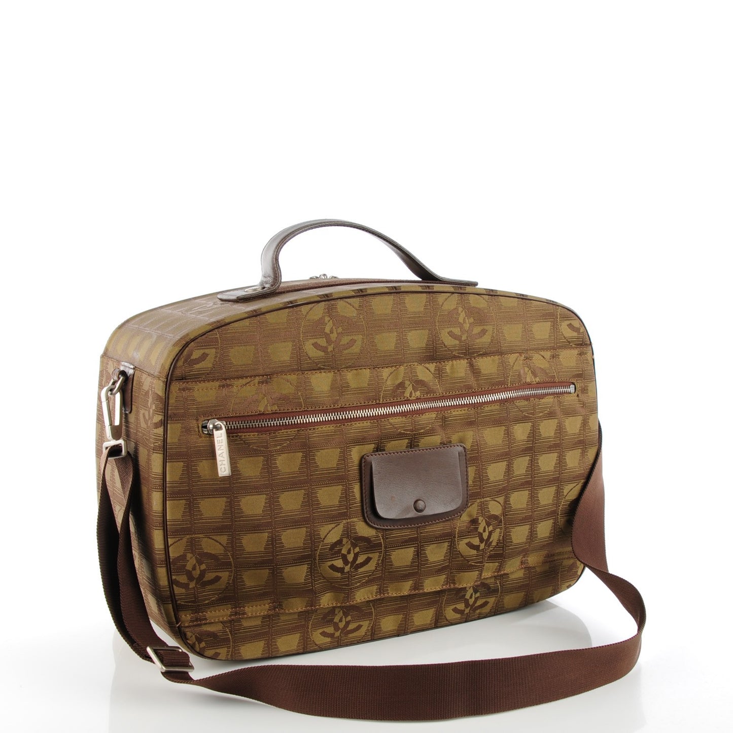 Nylon Travel Small Suitcase Green